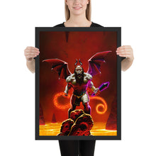 Load image into Gallery viewer, "Demon Lord" by Denis Loubet - Framed Poster